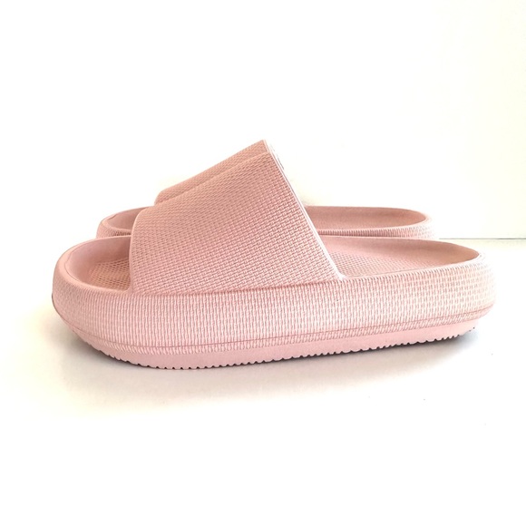 NEW! SOOTHEEZ COMFY CLOUD SLIDES SANDALS IN PINK BRAND NEW Sz 6.5/7US 37/38EU - Picture 8 of 11